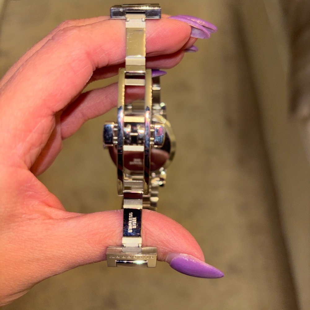 (NEEDS BATTERY) Burberry Silver Watch with Minimalist Design - Picture 12 of 15